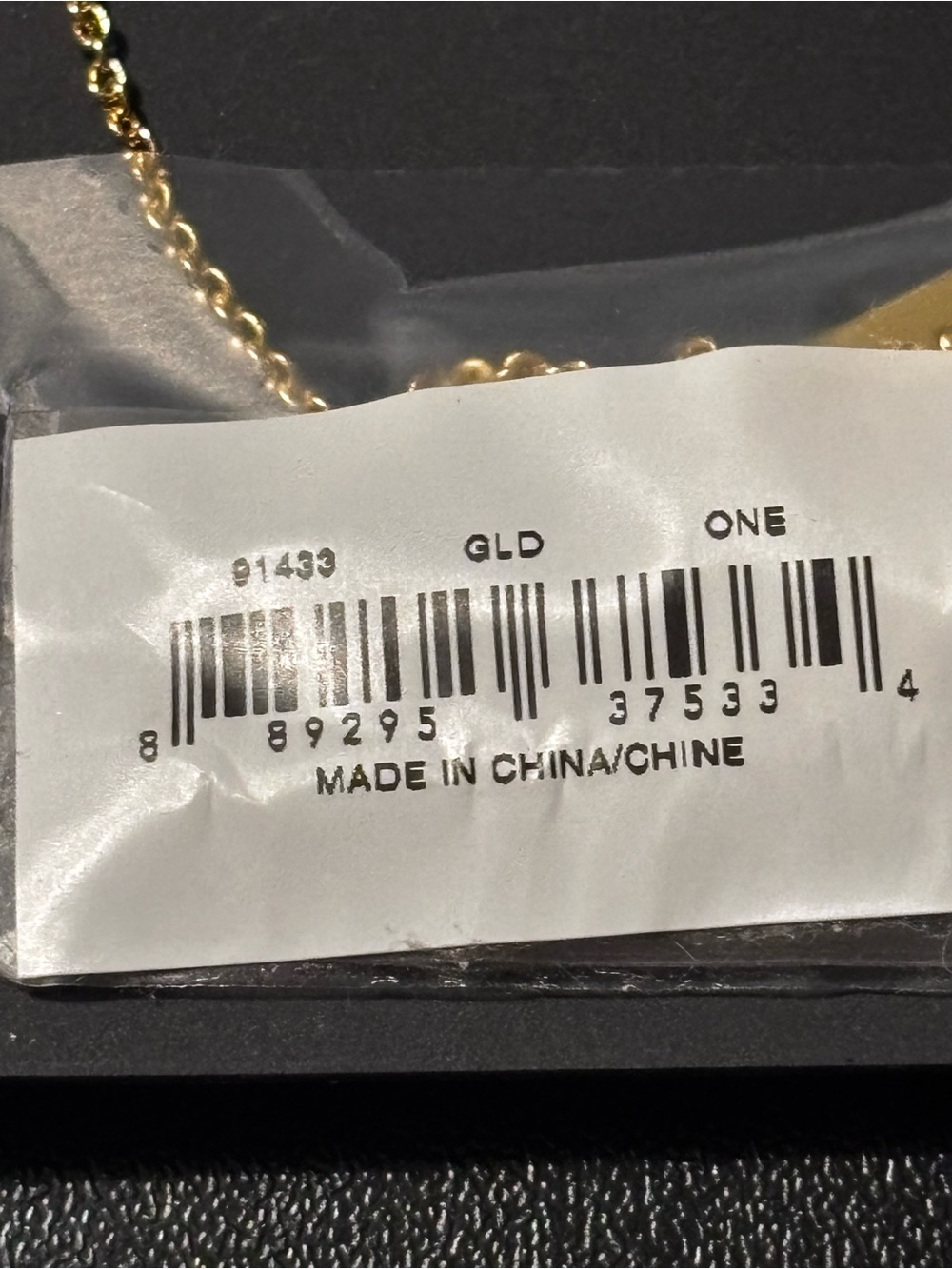 Coach Gold Crystal 'C' Logo Pendant Necklace - Picture 6 of 8